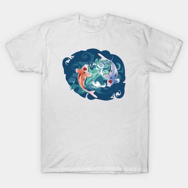 Koi Fish T-Shirt by KirmiziKoi